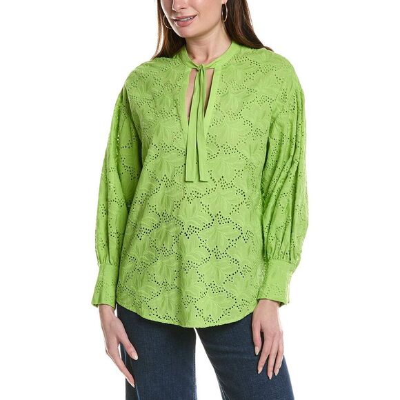 Silvian Heach Tops - Silvian Heach Womens  Blouse, Green